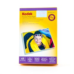 Фотобумага A6 200g/m2 (10.2x15.2) (500листов) глянцевая Kodak - фото 8654